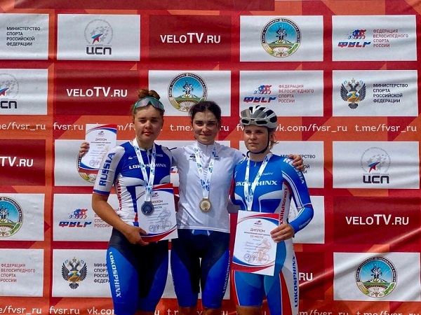 Спортсменки из Петербурга - победителе Всероссийских соревнования по велоспорту