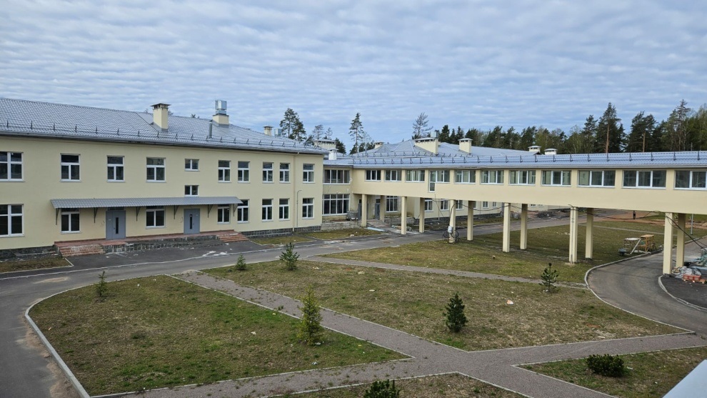 В Петербурге завершается строительство детского туберкулезного санатория «Жемчужина»