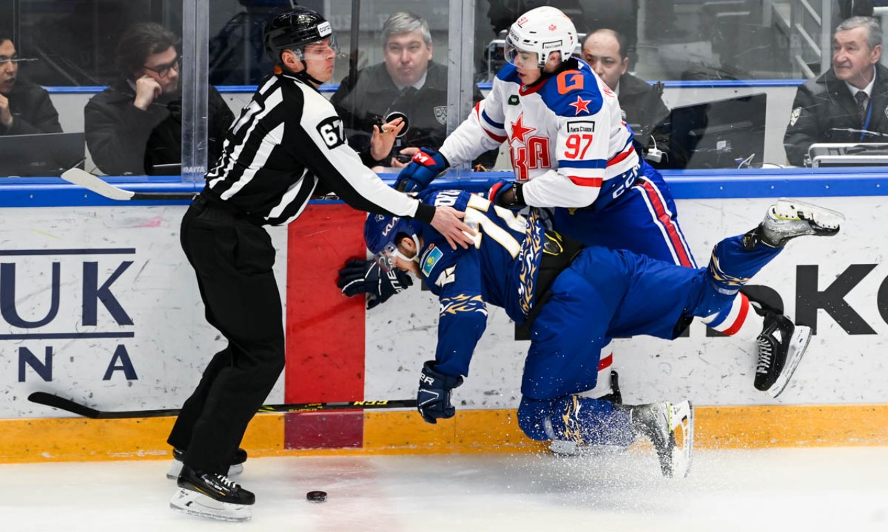 В матче регулярного чемпионата КХЛ 8 февраля на «Барыс Арене» в Астане произошло драматичное противостояние между командами «Барыс» и СКА. В основное время матч завершился со счетом 1:1.